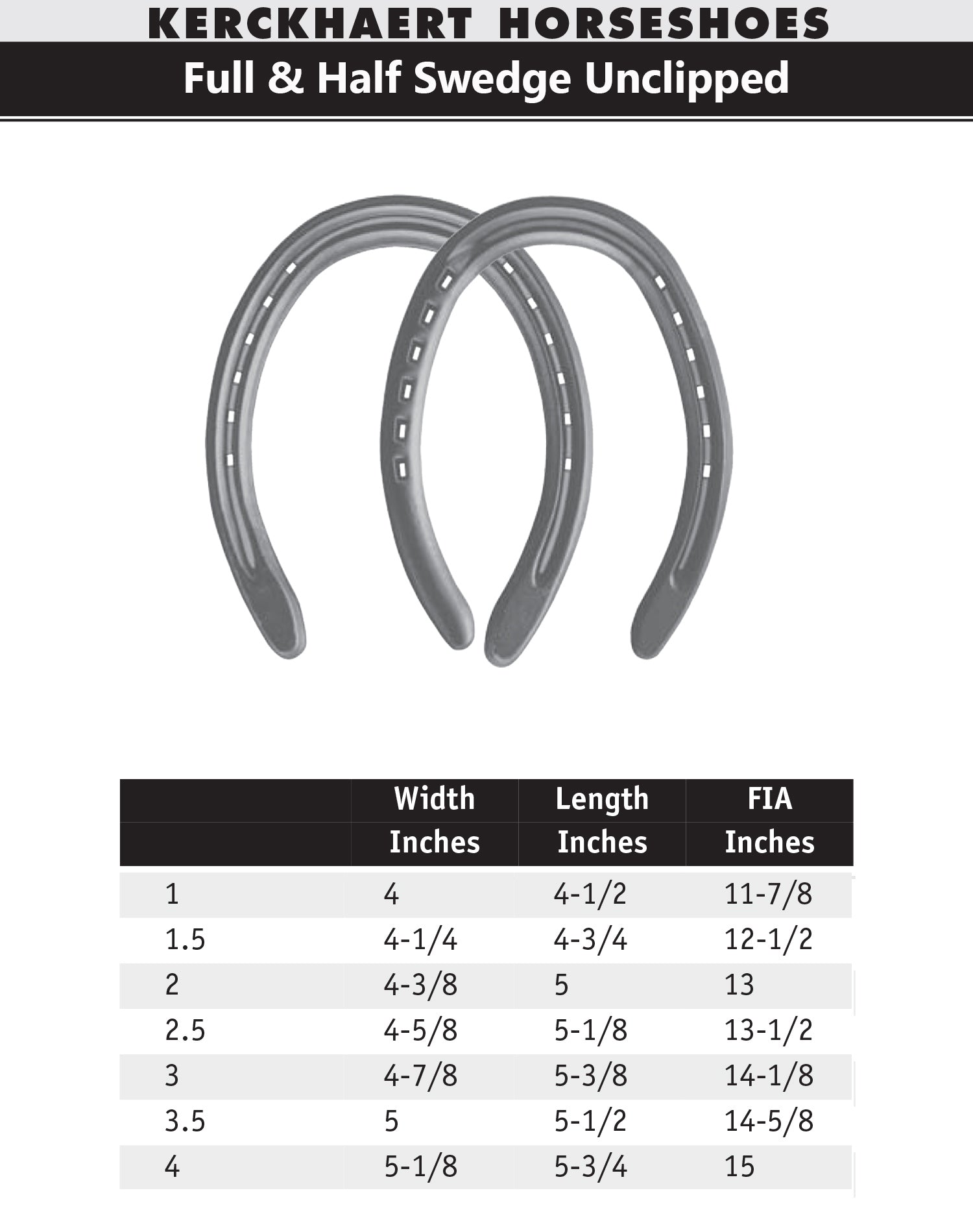 Cavallo Horse Boots Size Chart