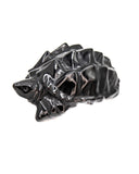 Alligator Snapping Turtle Carving (Obsidian)