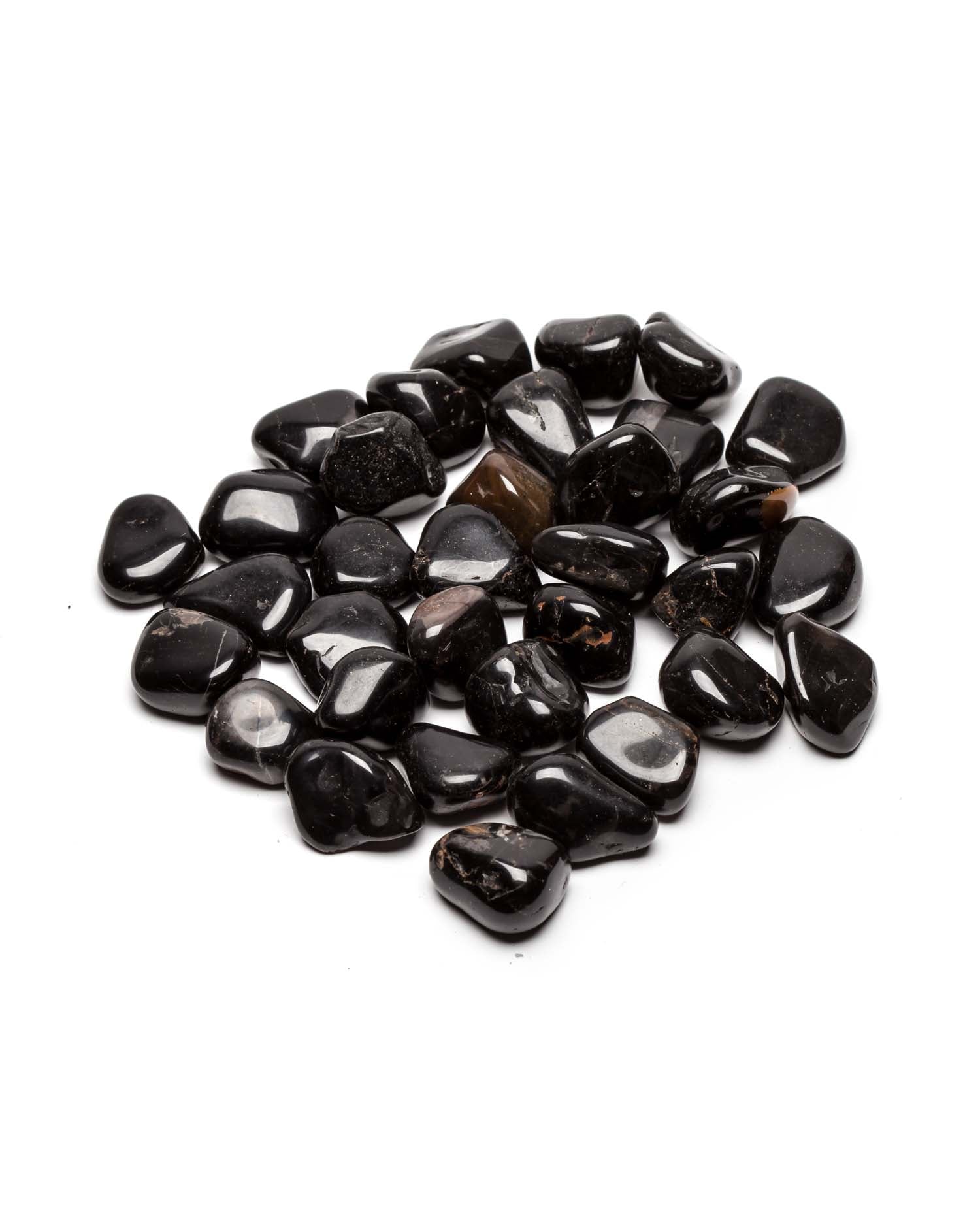 Black Onyx Tumbled Pocket Stone