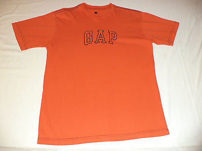 gap orange t shirt