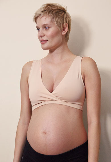 Sublime Hands-free Pumping & Nursing Bra - Beige – Green Bean Baby Boutique