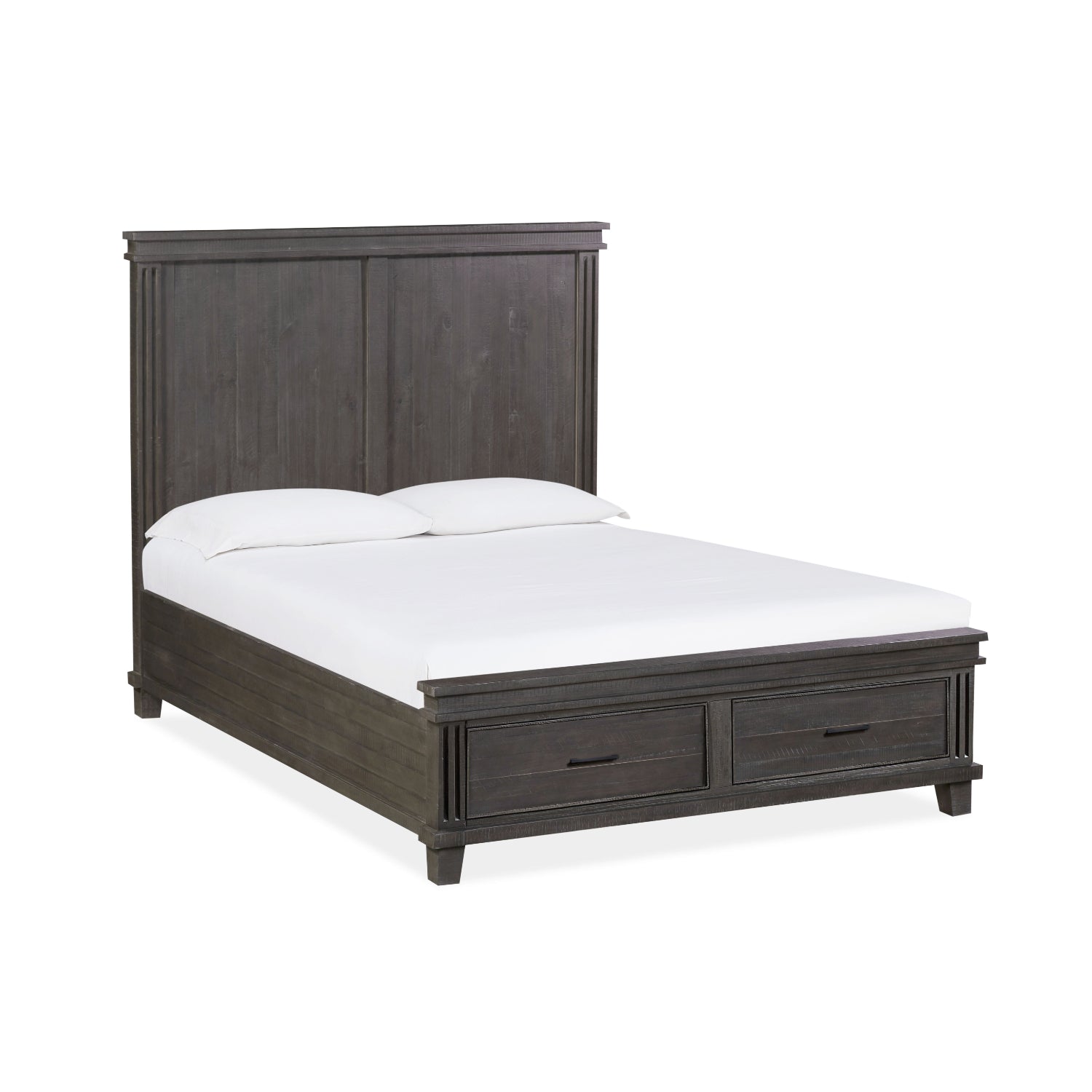 Modus Hampton Bay 5PC E King Storage Bedroom Set with Chest in Rustic Onyx