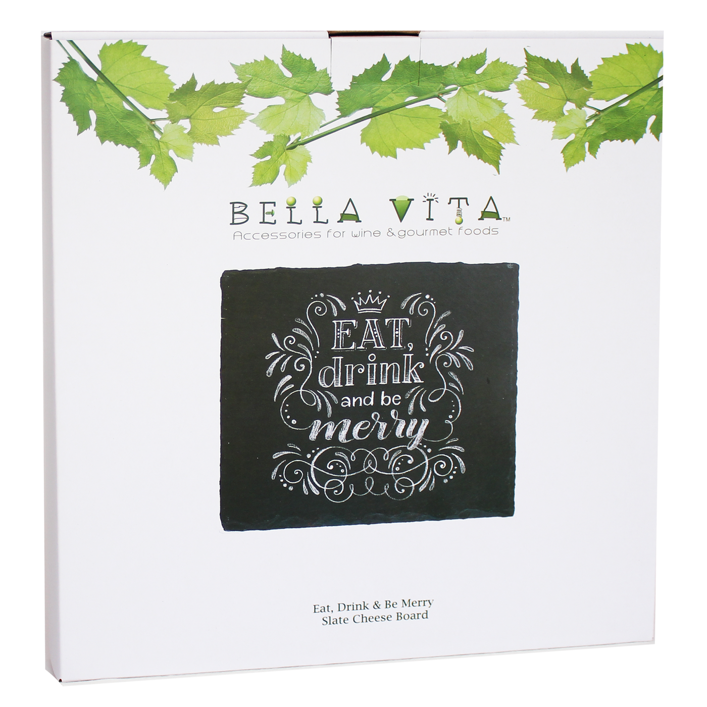 Festive Slate Board Eat Drink And Be Merry Www Bellavitabags Com