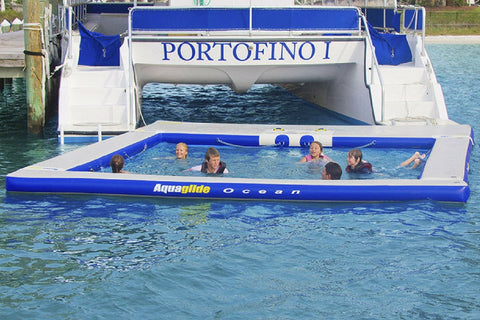 floating inflatable pool