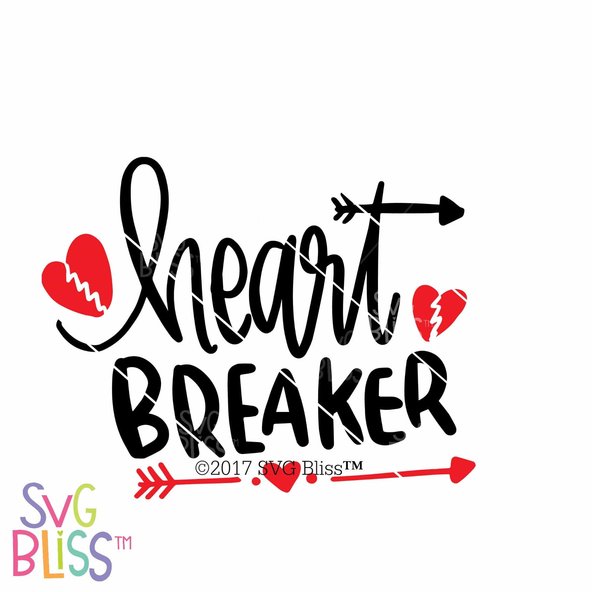 Heart Breaker Svg Eps Dxf Png Svg Bliss
