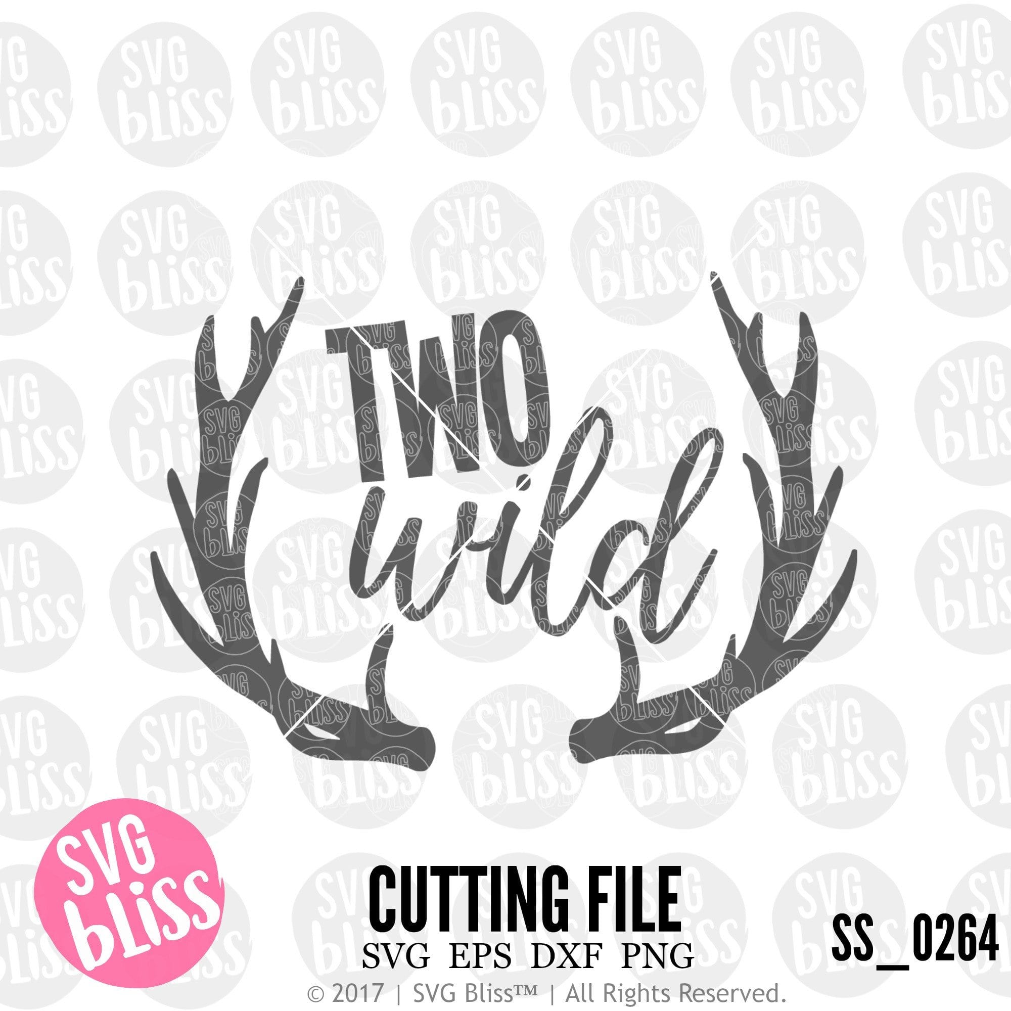 Download Two Wild | SVG EPS DXF PNG - SVG Bliss