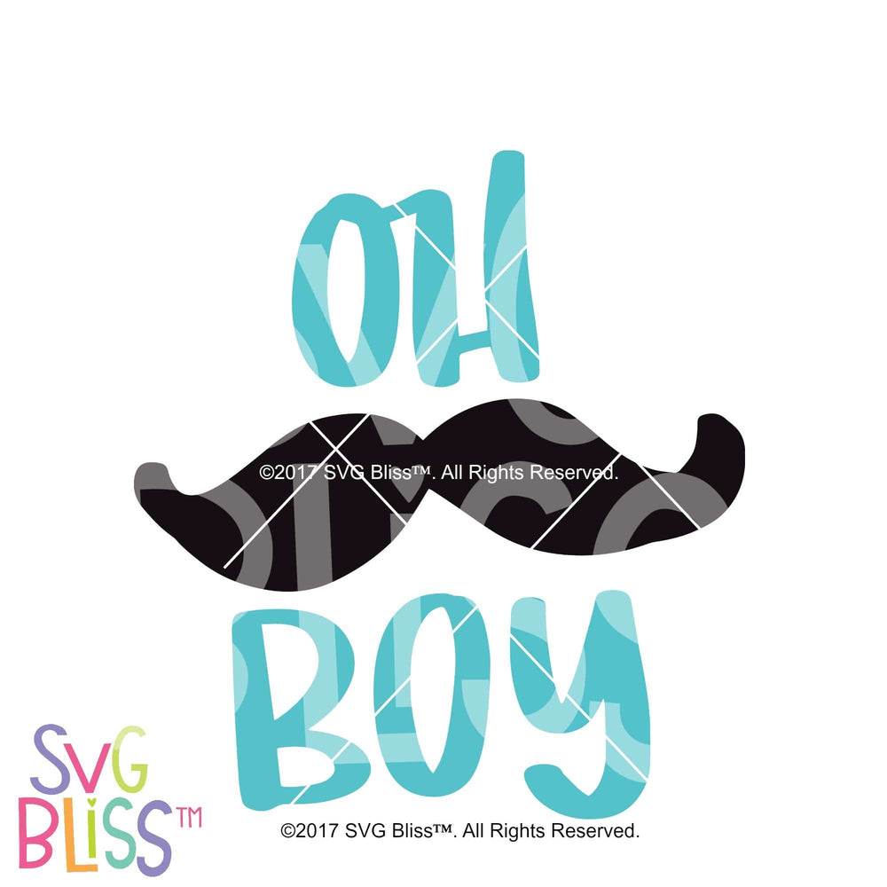 Download Svg Bliss Oh Boy Svg Eps Dxf Cutting File