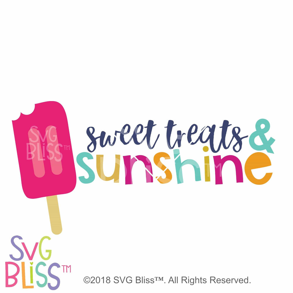 Download Sweet Treats Sunshine Svg Dxf Cutting File For Cricut Silhouette Svg Bliss