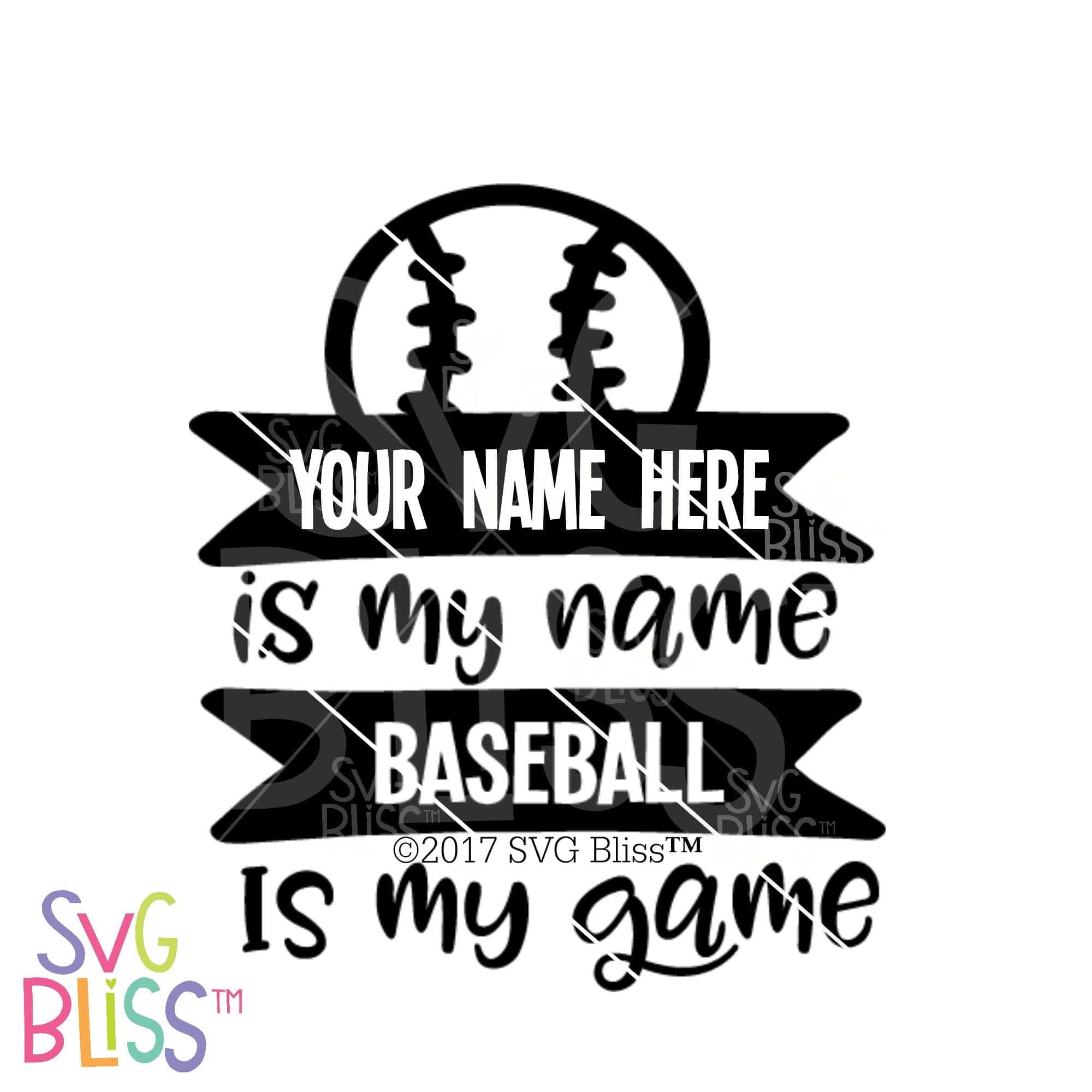 Download Svg Bliss Baseball Is My Game Svg Eps Dxf Png