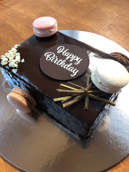 Birthday Cake Chocolate Trianon Little French Pastry New Zealand