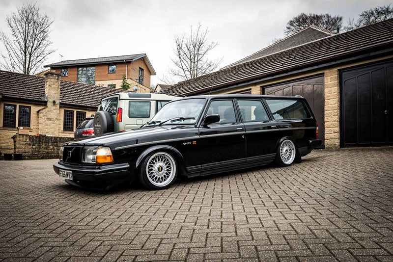 Volvo 240 Estate Black on Black CarsEnth Canvas T-Shirt Art