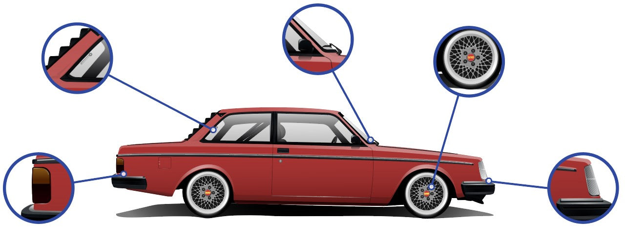 Volvo 240 Coupe Cars Enth Canvas Art