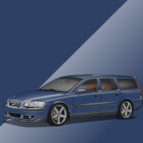 Volvo V70R 450 Cosmos Blue