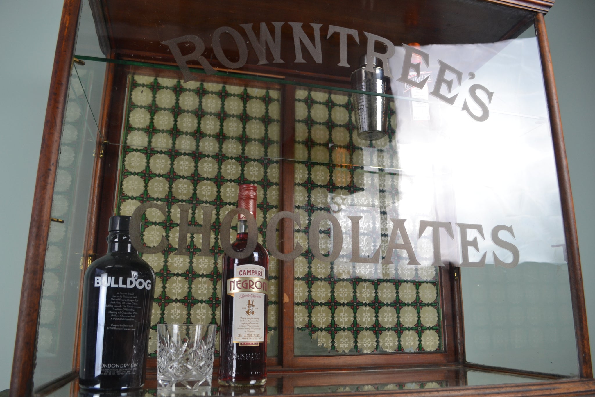 Edwardian Rowntree S Chocolates Display Cabinet Curio Cartel
