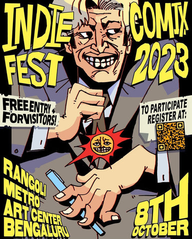 Bengaluru Indie Comix Fest Flyer