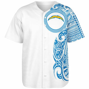 Los Angeles Dodgers MLB Jersey – Polynesian White – Anehana