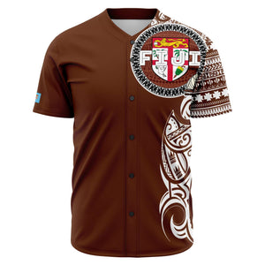 Sila Tonga Baseball Jerseys Red/Black