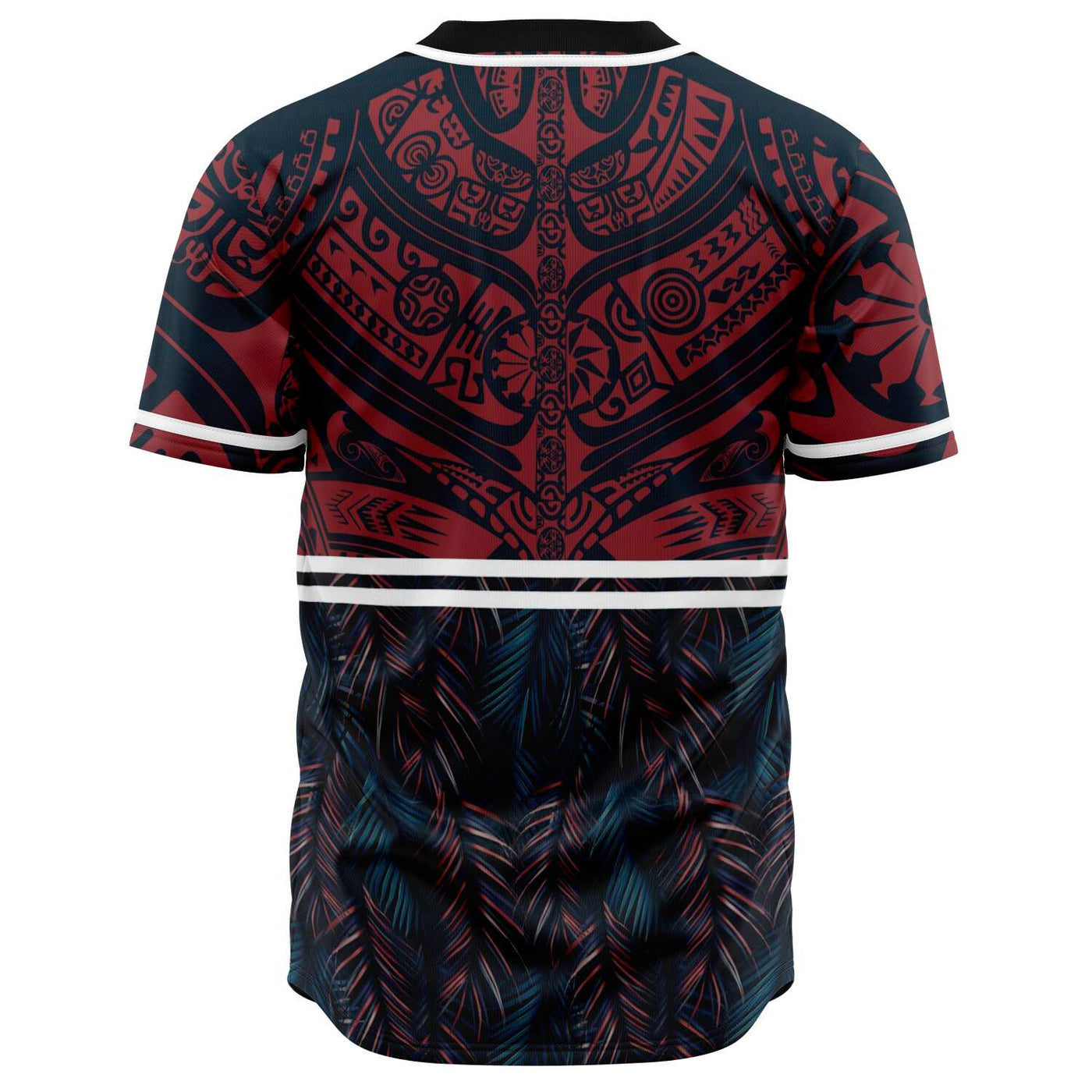 Polynesian Leaves Baseball Jersey – Atikapu