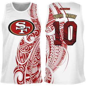 Polynesian Design Basketball Jersey – Atikapu