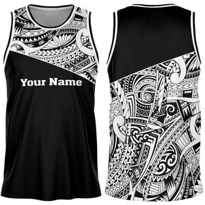 Atikapu Personalize Polynesian Design Basketball Jersey