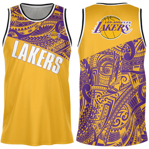 Los Angeles Lakers Alleson Athletic Practice Jersey - Basketball Men's  New