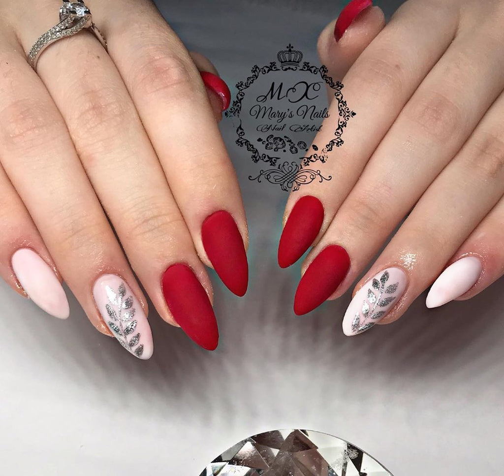 Long Nail Glitter Colour Collection 2022 | Stylish nails, Red nails, Bridal nails  designs