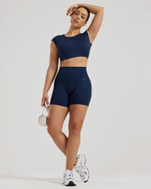 Motion Seamless Shorts | Sapphire Blue Nav Image 6