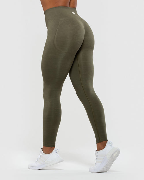 Scrunch Seamless Leggings - Black