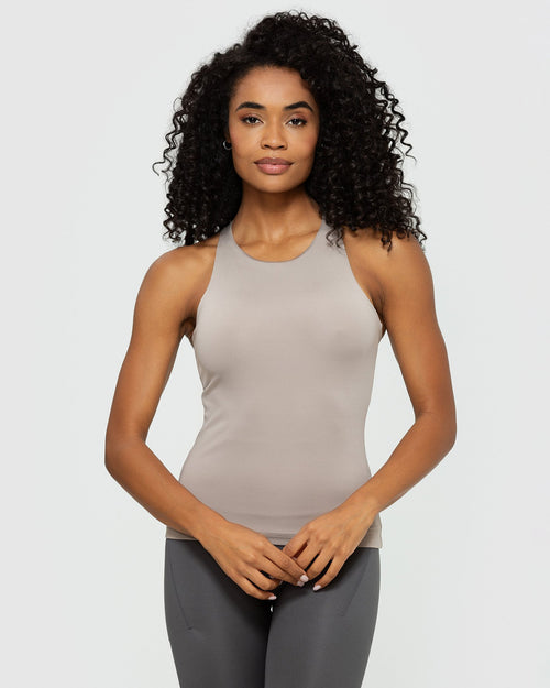 Essential Built-in Bra Tank - Olive