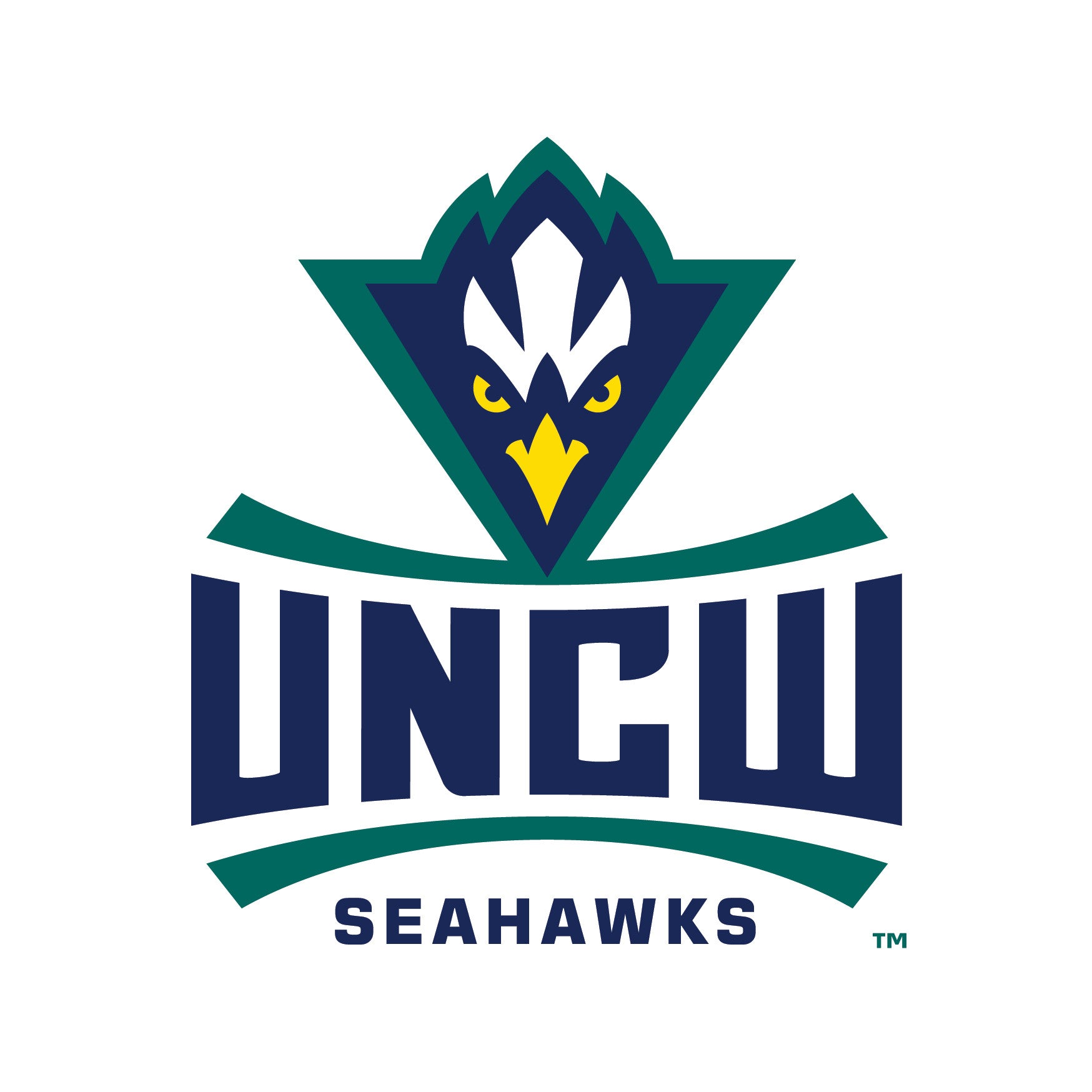 University of North Carolina at Wilmington Men's Short Sleeve Performance  Polo with The UNCW Seahawks Logo (as1, Alpha, s, Regular, Regular, Aqua) at   Men's Clothing store