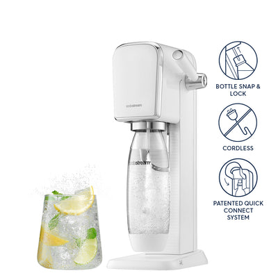 SodaStream Art Sparkling Water Maker + Quick Connect Cylinder