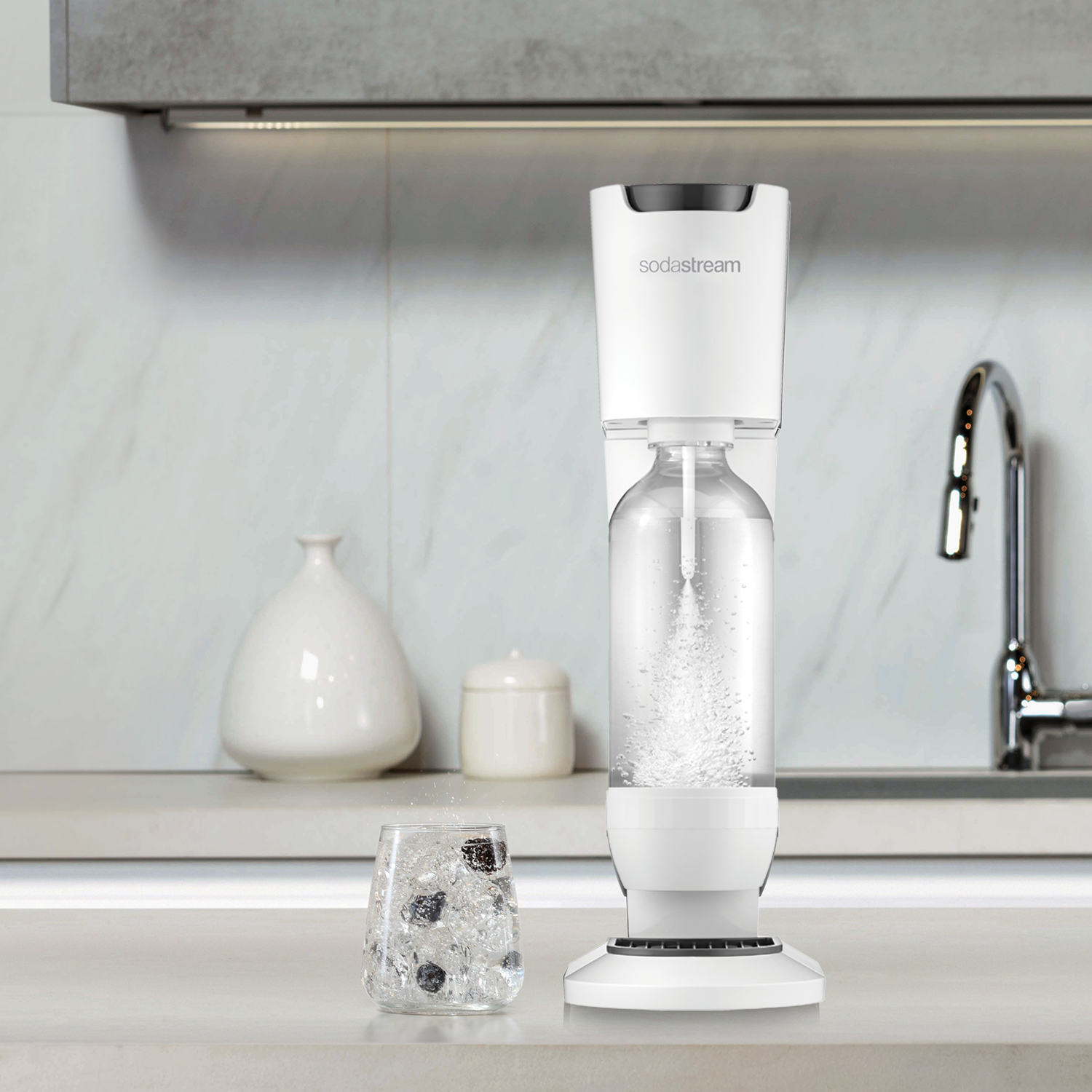 Buy Genesis White/Grey Sparkling Water Maker by SodaStream SG Official  Online Store