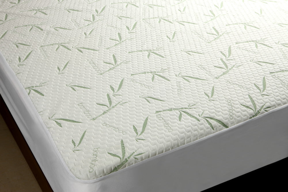 waterproof antibacterial hypoallergenic bamboo mattress protector