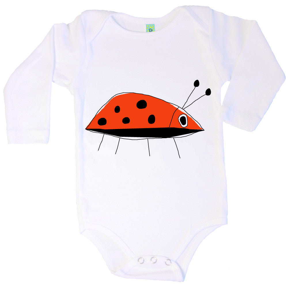 ladybug onesie baby