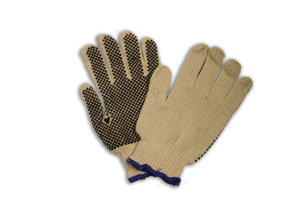 Radnor Large Black Foam Nitrile Palm Coated Gloves with 13 Gauge Gray Seamless Nylon Liner