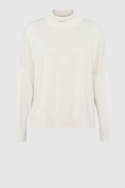 Klarise Recycled Round Neck Jumper- Oatmeal
