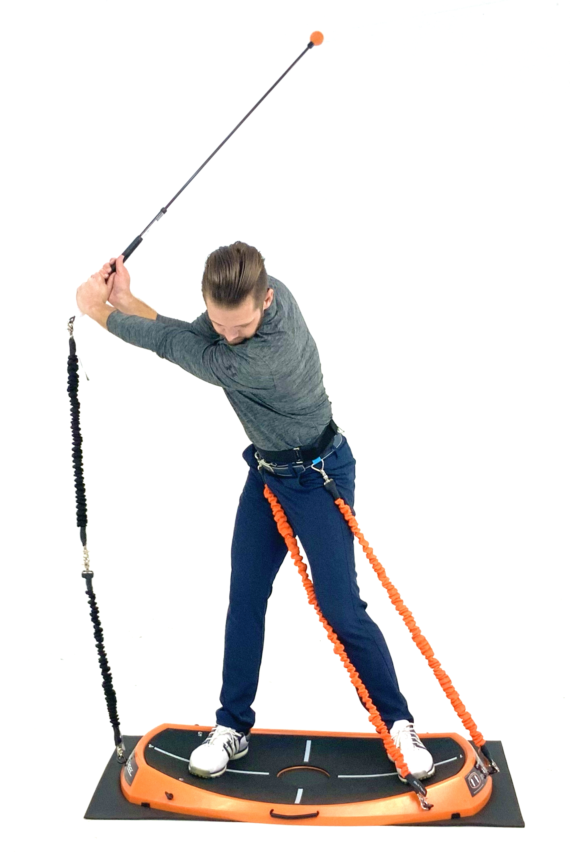 Golf Swing Trainer Golf Training Device Orange Whip Trainer