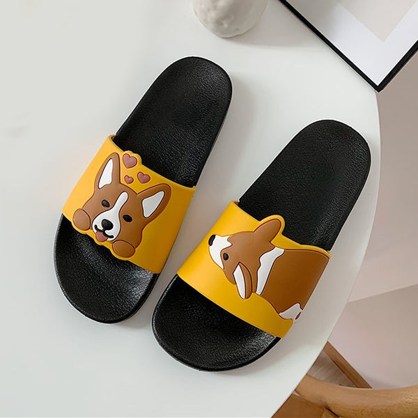 Kawaii Corgi Slide Slippers – Kawaii Berry Shop