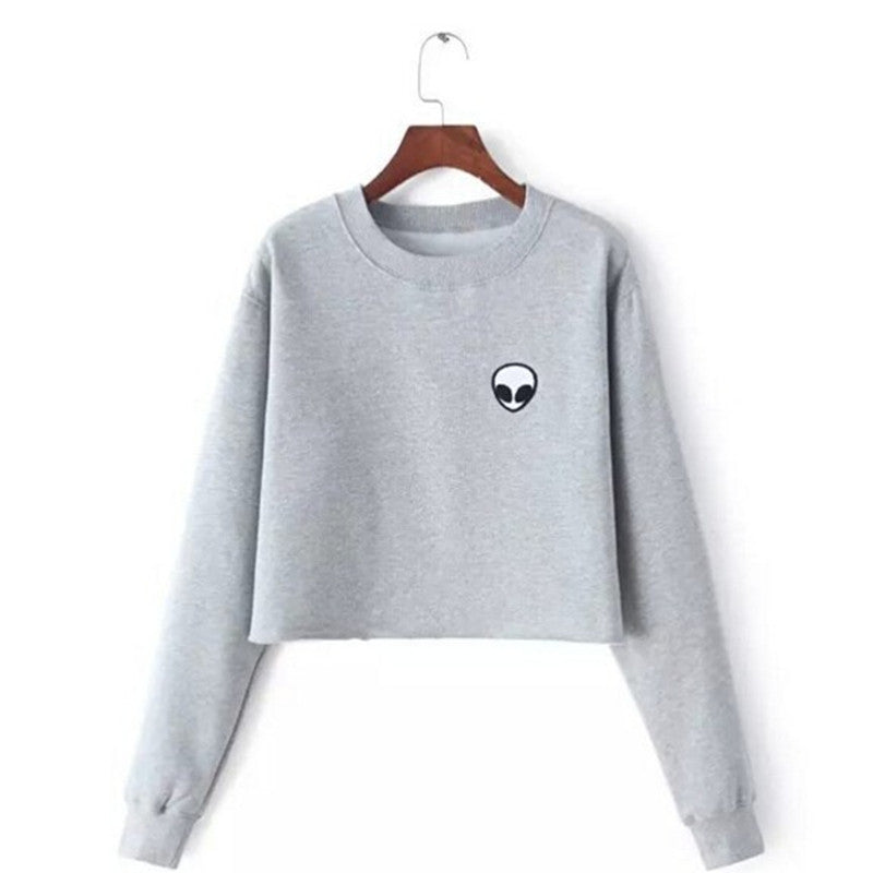 Verbazingwekkend Alien Sweater Crop Top – Kawaii Berry Shop QH-03