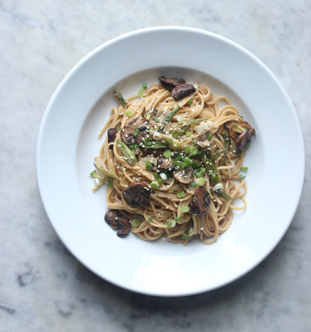 Mushroom Soba Noodles