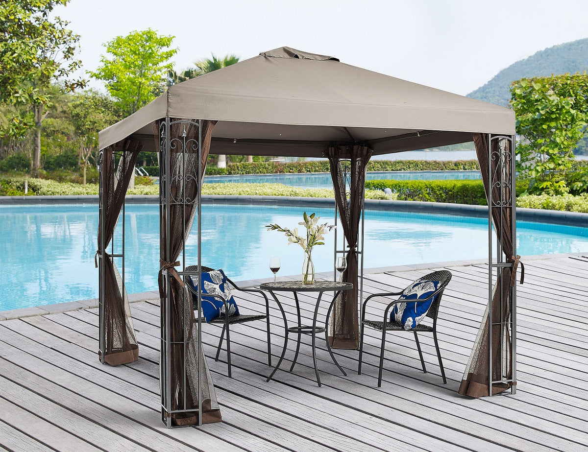 8X8 Gazebo Replacement Canopy  Tagged Canopy  APEX GARDEN