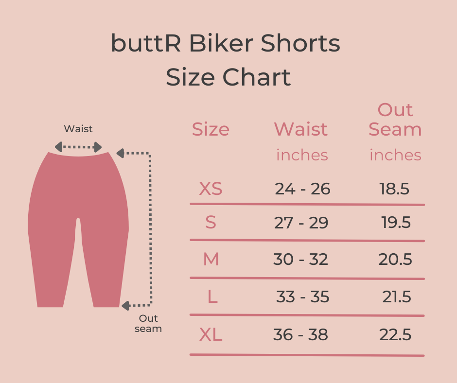 kosha yoga co buttr biker shorts knee length features