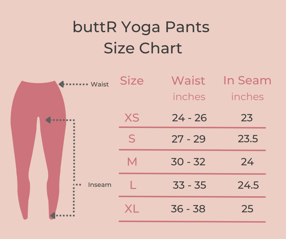 Size Chat Yoga Pants