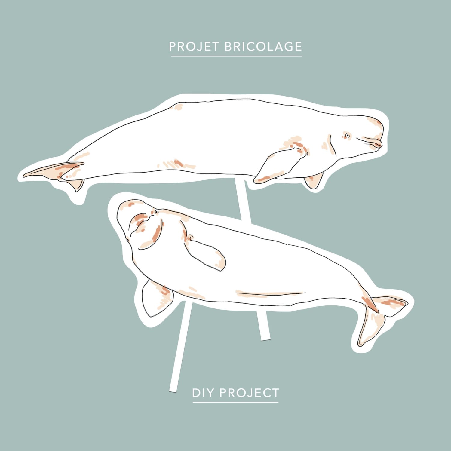 A free DIY Beluga puppet download, by the Baltic Club