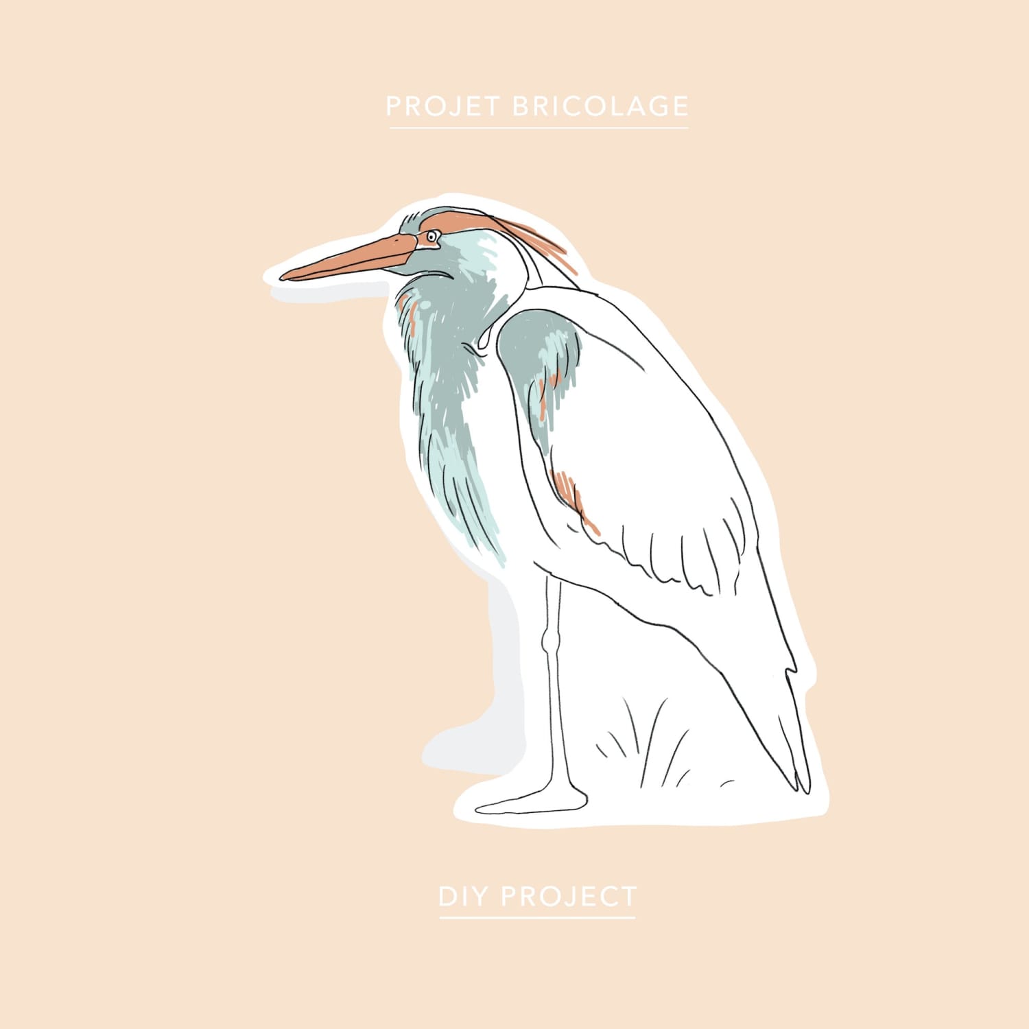 Great blue heron DIY free download