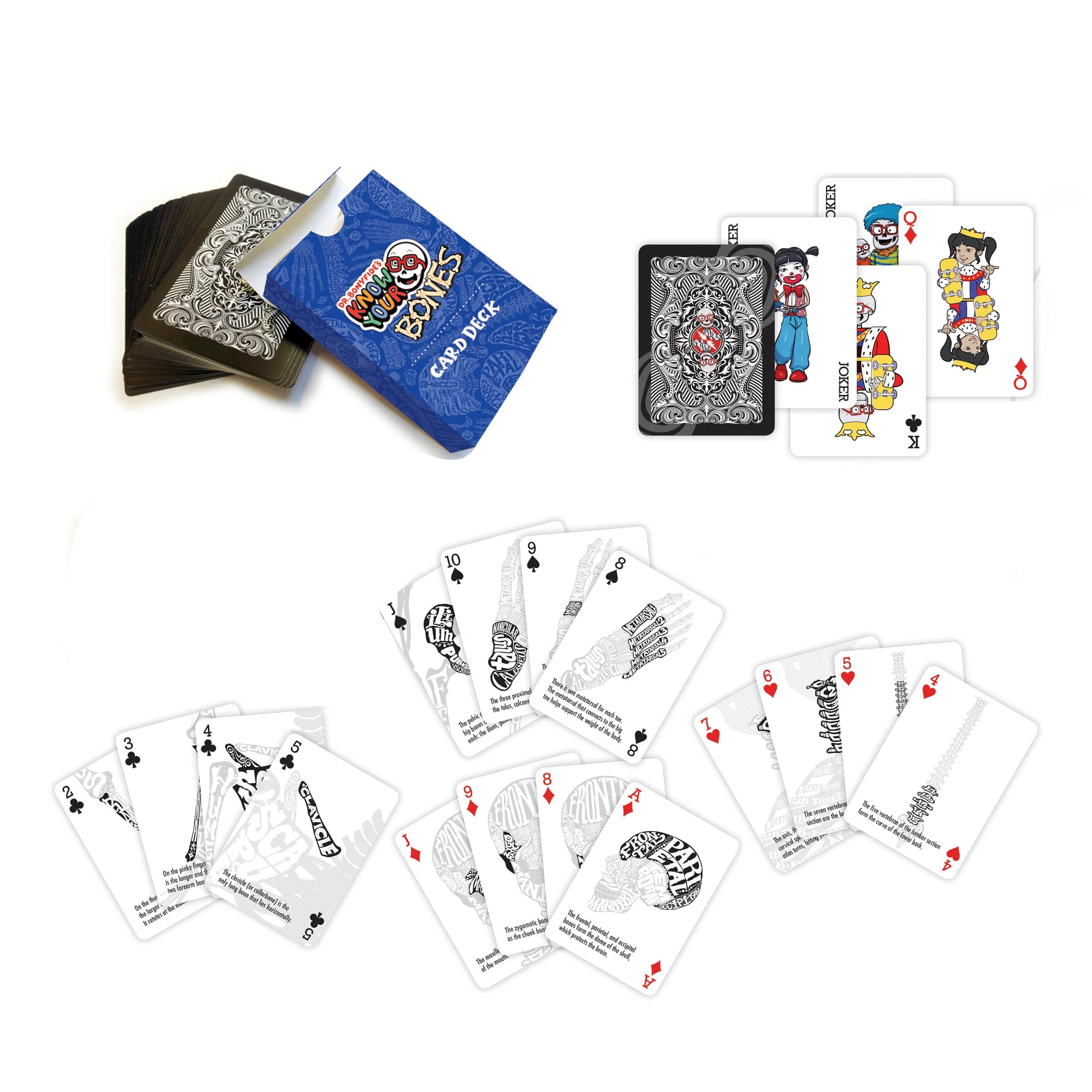 Dr. Bonyfide's Know Your Bones: Card Deck - Know Yourself product image