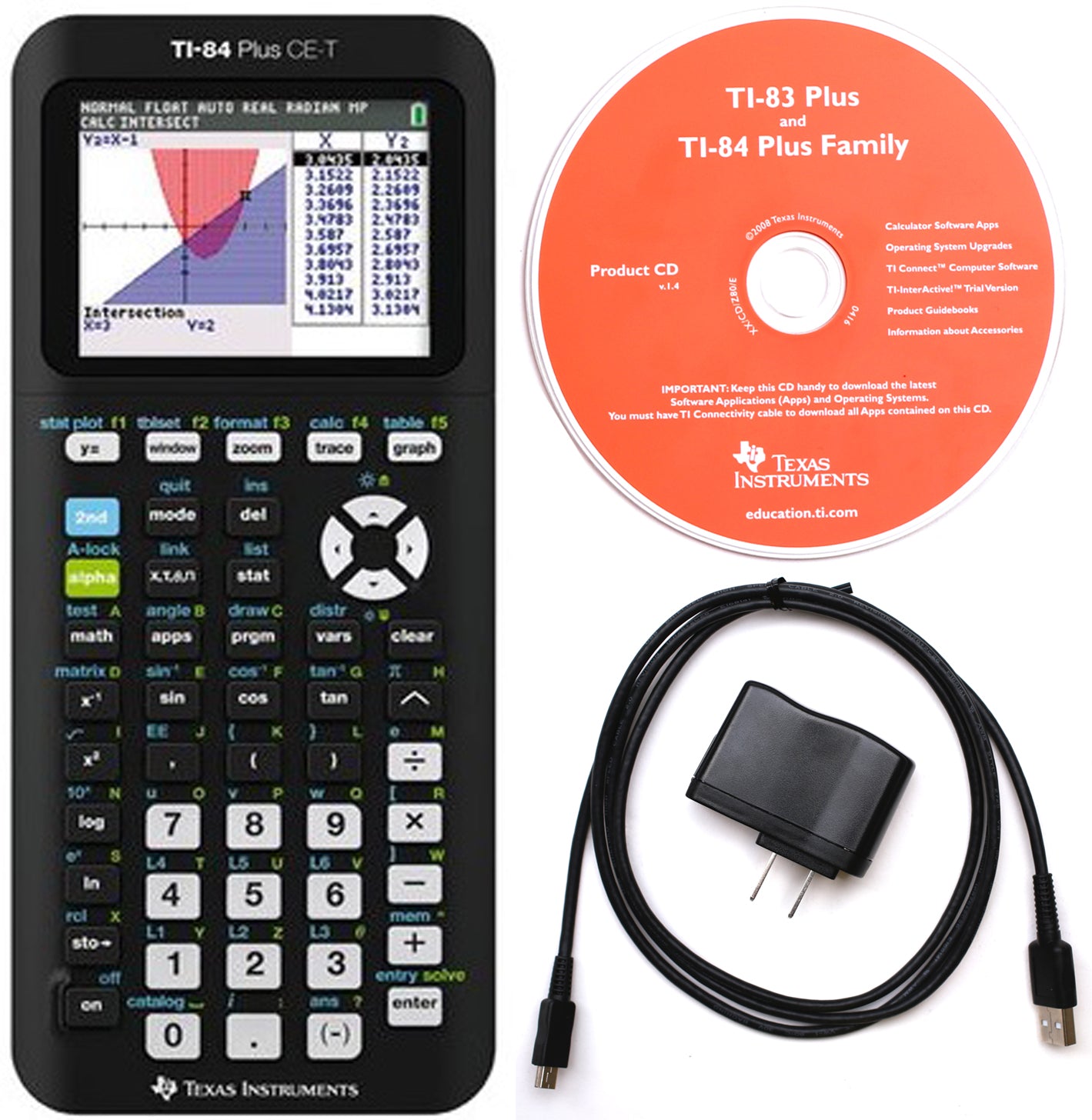 Texas Instruments Plus CE Graphing Calculator, Refurbished 1800Calculators.com