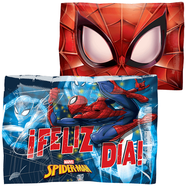 Spiderman Feliz Día JuniorShape Globo Metálico – Mayoreo y Distribución  