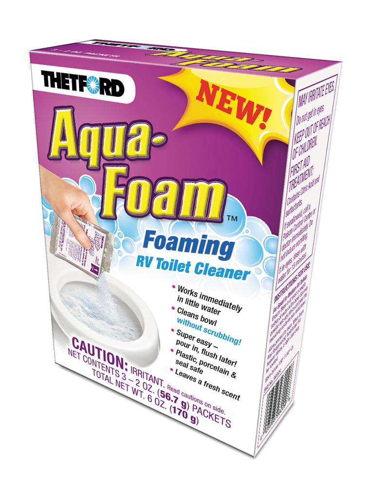 AquaFoam Foaming RV Toilet Bowl Cleaner 3 2OZ PACKS