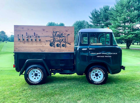 This mobile bar can serve any beverage.